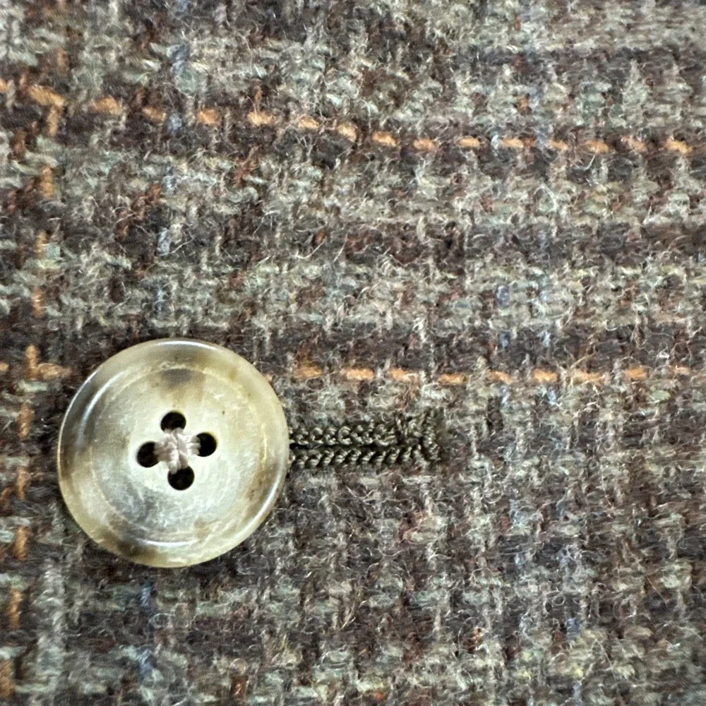 Vintage Corbin Men's Sport Coat Sz 44R  Tweed Wool Blazer Jacket Made in USA